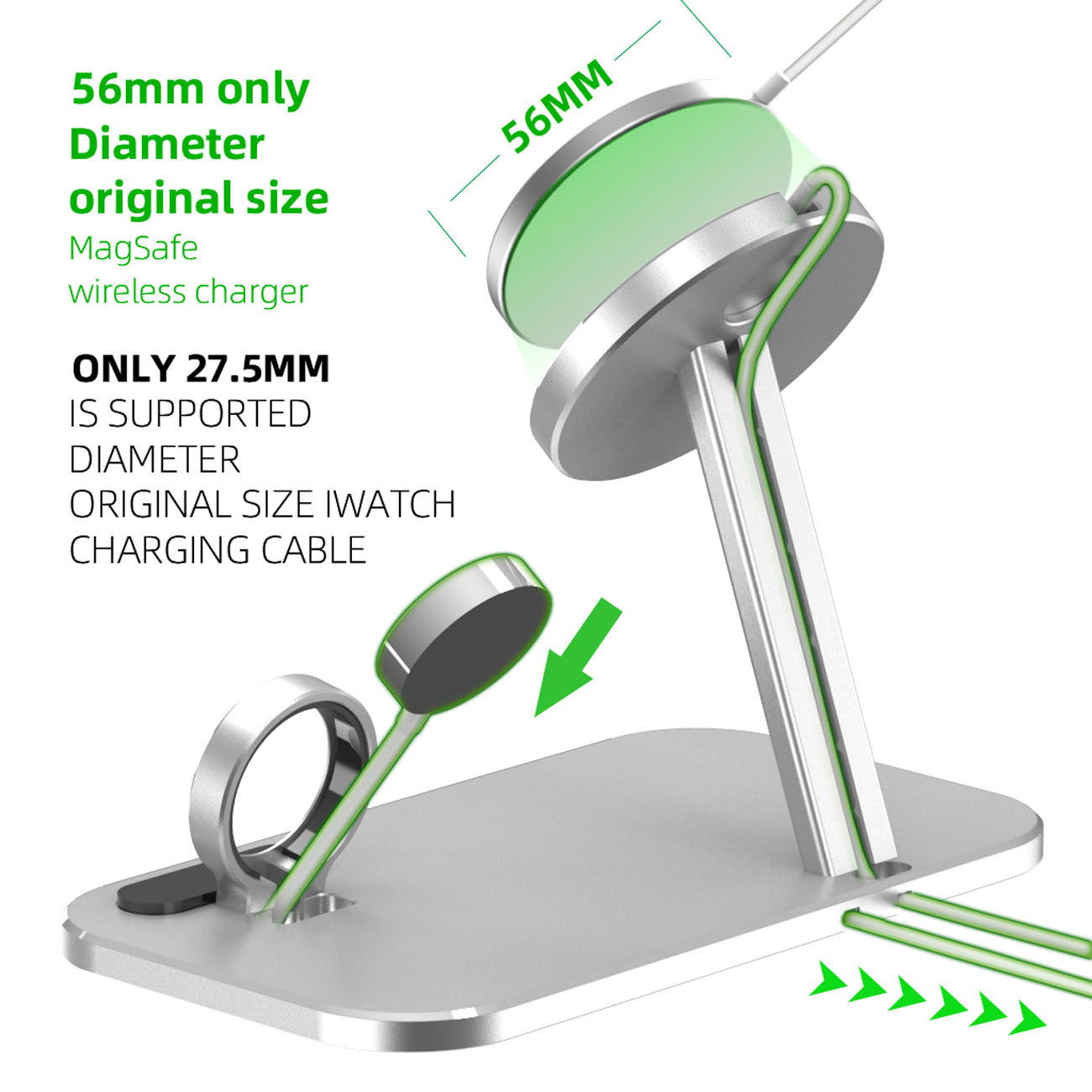 Alloy Storage Base Data Cable